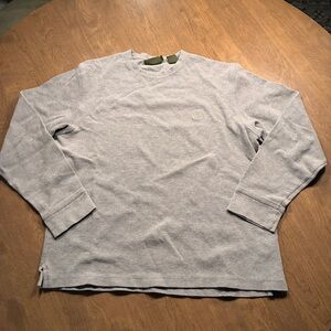 Timberland Long Sleeve Shirt Size M Gray Crewneck Pullover
